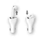 5V 2.4A Fast Car Phone Charger Adapter With Earphone