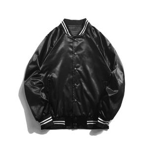 Wholesale Black Le Fan Baseball Varsity Jackets 95% Polyester Fashion Brand Casual Lapel Jacket from china suppliers