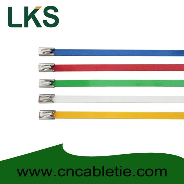4.6*350mm 201,304,316 grade epoxy polyester coated Ball-lock stainless steel