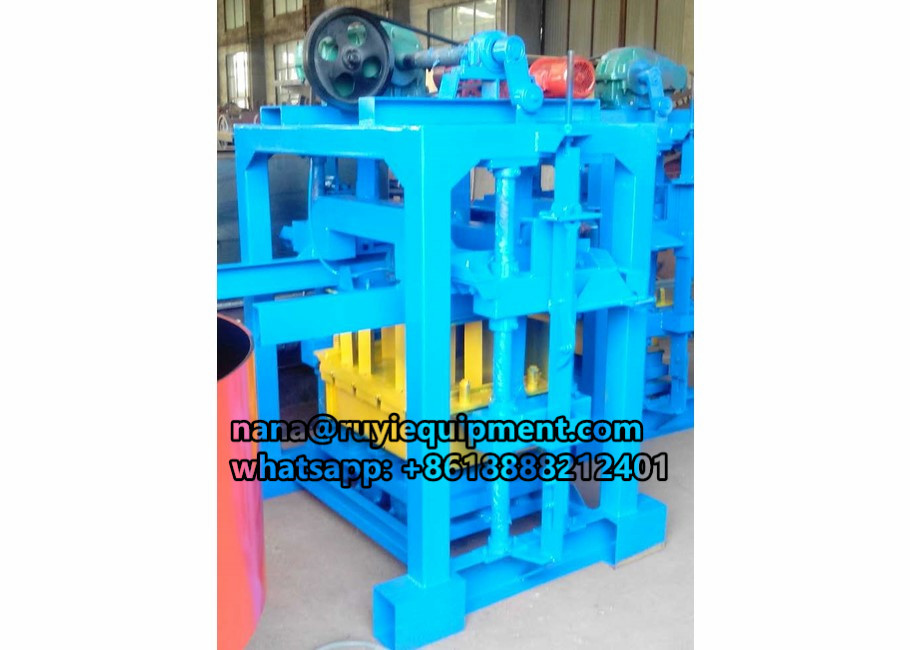 semi-automatic concrete block machine for hollow blocks paving blocks