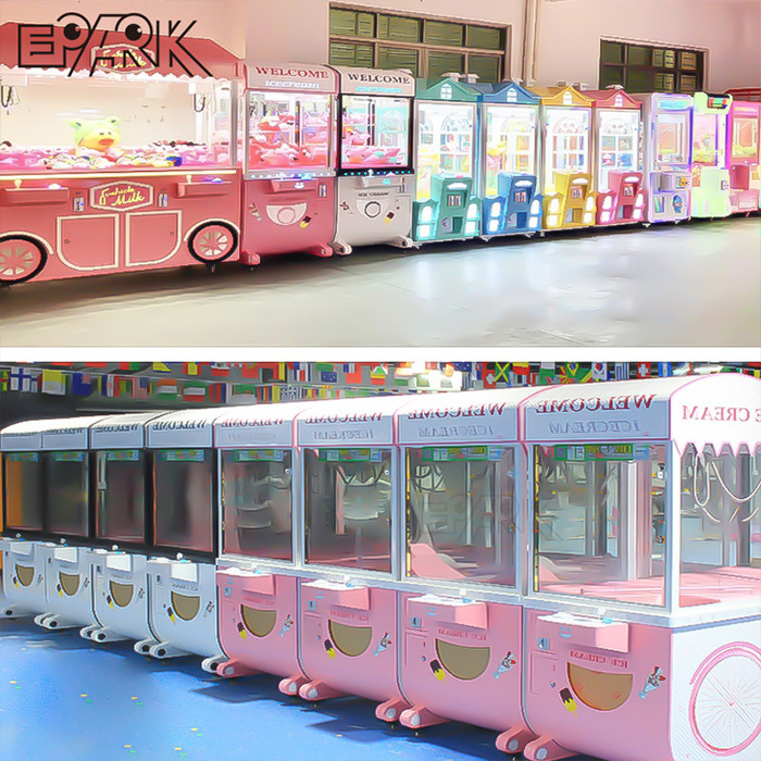 Coin Operated Ice Cream Truck Gift Machine Claw Crane Machine