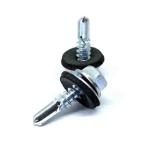 Din 7504K Self Drilling Screw Epdm Washer Hex Head Screws Polished Hexagon