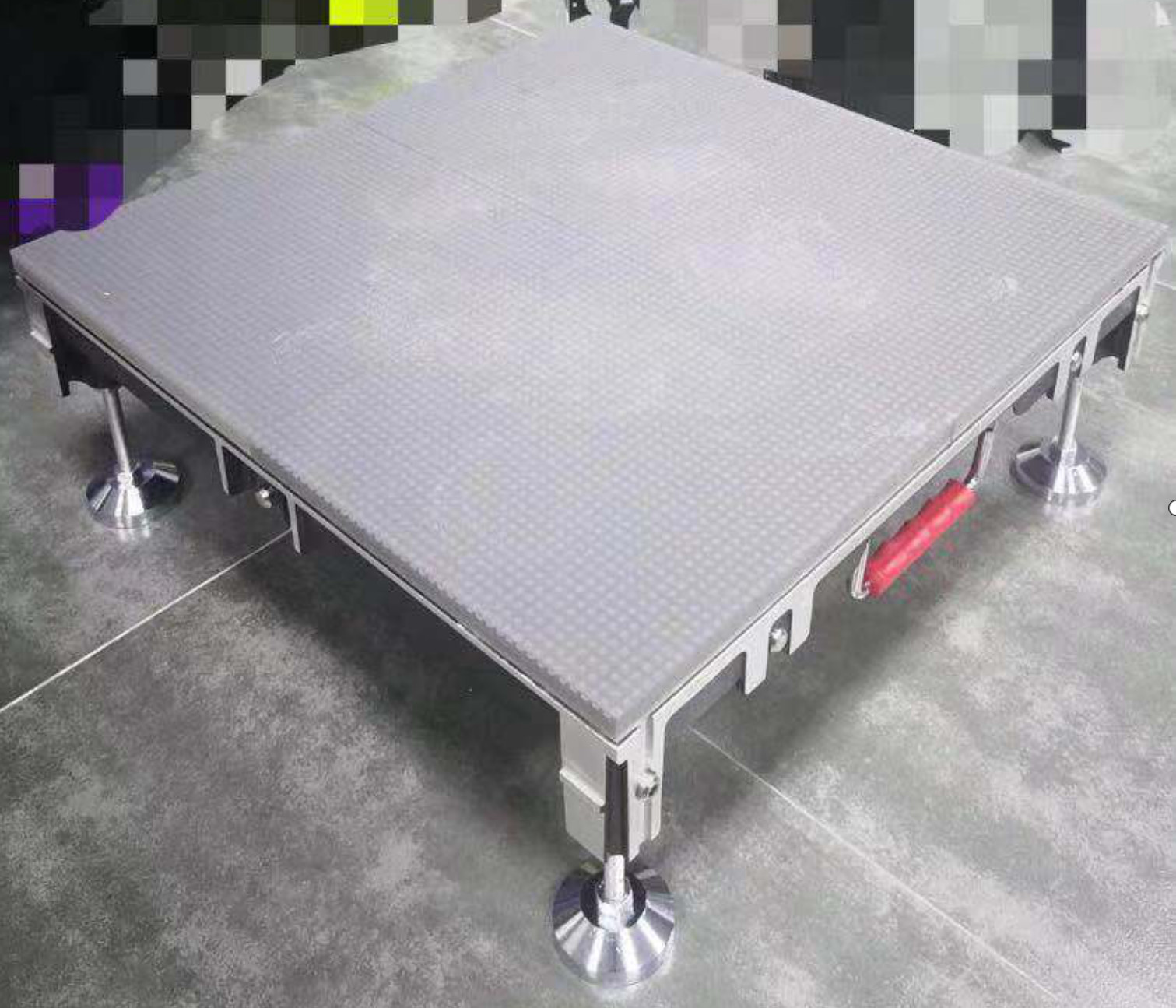 Full Color P3.91 SMD 1415 LED Floor Display With Iron Reinforce Mask