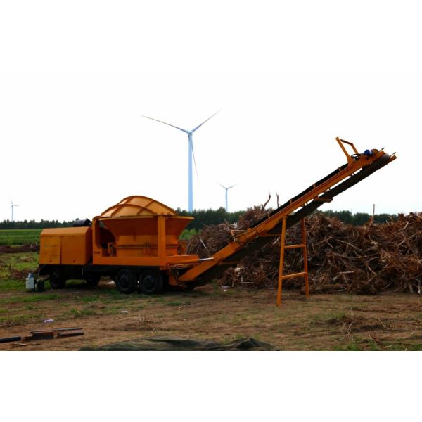 100-3000kg/H Wood Pallet Crusher Wood Pallet Shredder Machine Wood Recycling Machine