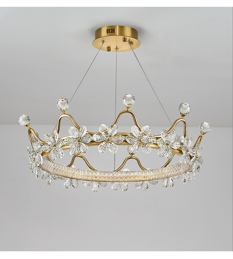 Circle chandelier for indoor home decoration kids room ring chandelier(WH-MI-441)