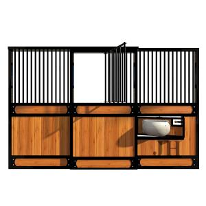 Wholesale JingHua High Quality Bamboo Horse Stables Stall with sliding door from china suppliers