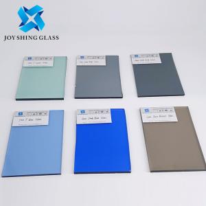 Wholesale 5mm Tinted Float Glass Ford Blue / Euro Grey / Ford Green / Bronze Tinted Glass from china suppliers