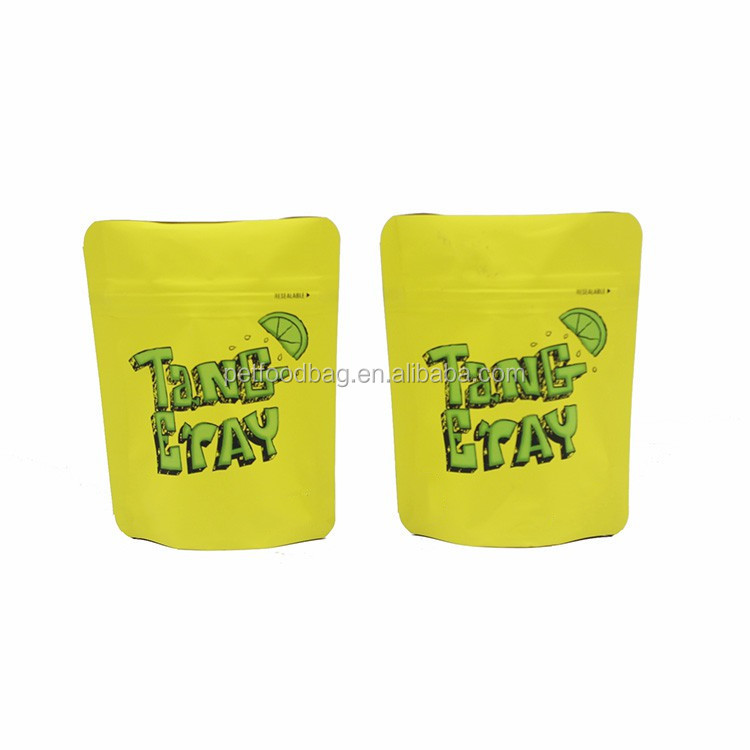 Custom COOKIES California Soft Touch Mylar Bag 3.5g Biodegradable 8 Side Seal Bags