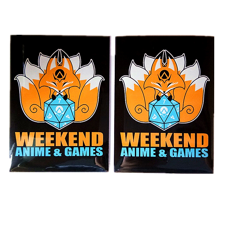 Waterproof Game Card Sleeves Clear Color Printed Poly Plastic Card Protector Sleeves