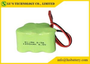 Wholesale 6V NIMH 1.2 V Rechargeable Battery Nickel Metal Hydride Size 2/3A 1200mah from china suppliers