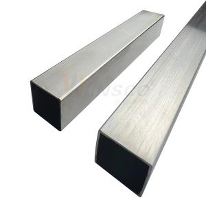 Wholesale SUS 201 304 316 Mirror Satin Finished Inox Welded Pipe 0.7mm-3.5mm Thickness Stainless Steel Square Tube 40mmx40mm from china suppliers