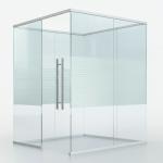 Office Double Glazed Glass Partition Wall Soundproof Demountable