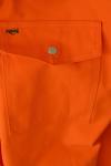 Orange Lightweight Fr Coveralls / Flash Arc Resistant Coveralls With Hood NFPA