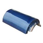 Traditional Chinese style blue glazed cemetery roof tiles