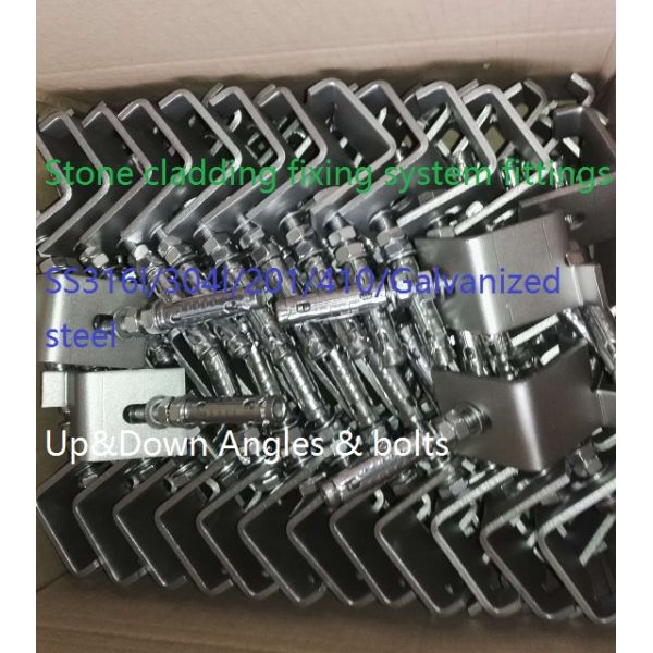 Stainless steel bracket, angle,plate, stone cladding fixing system,marble bracket, stainless handred,screw,tam anchor