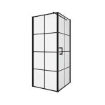 Black 6mm Tempered Glass Shower enclosures 800*800*1900mm