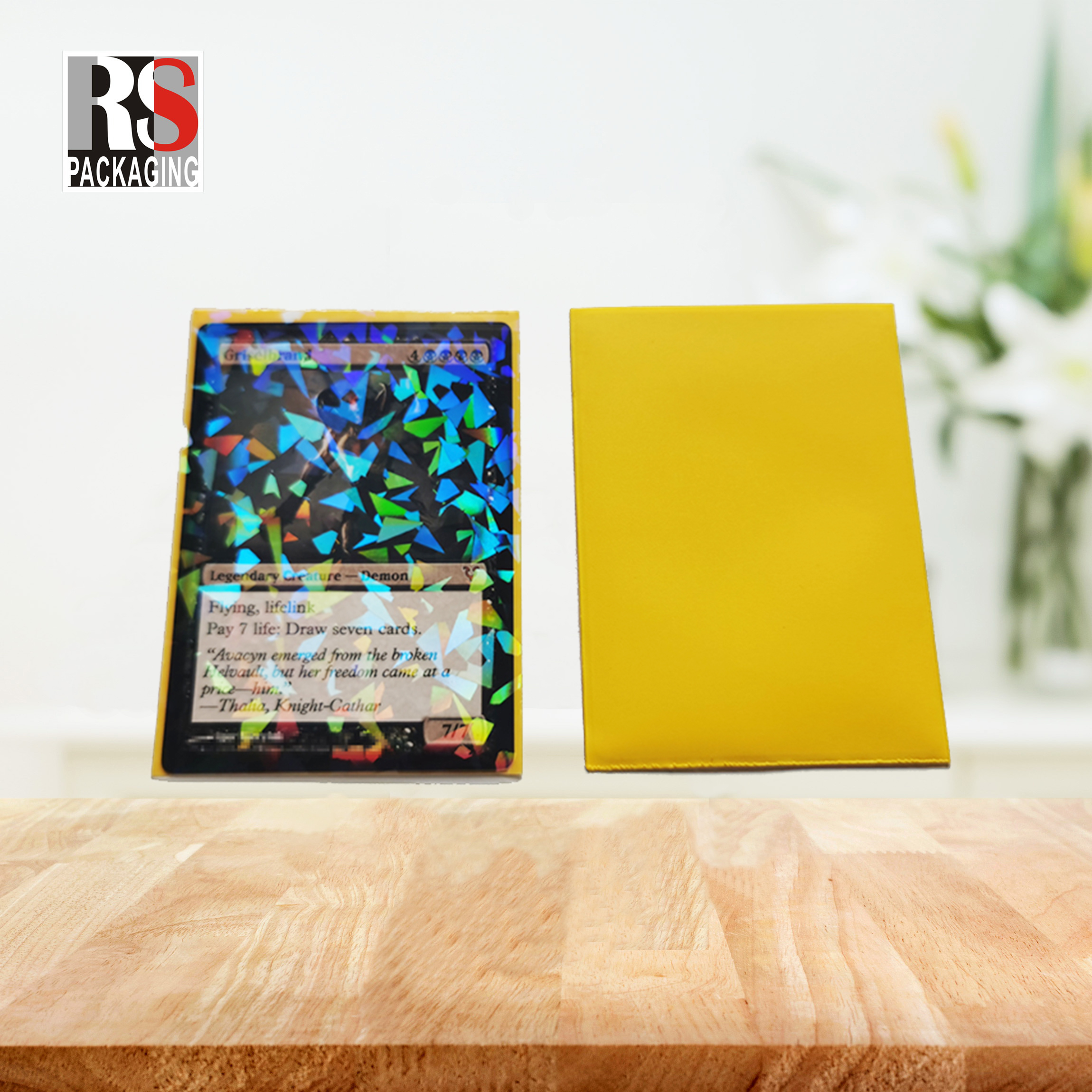Custom Printed Deck Protector Sleeves For Yugioh MTG Transparent Card Gaming