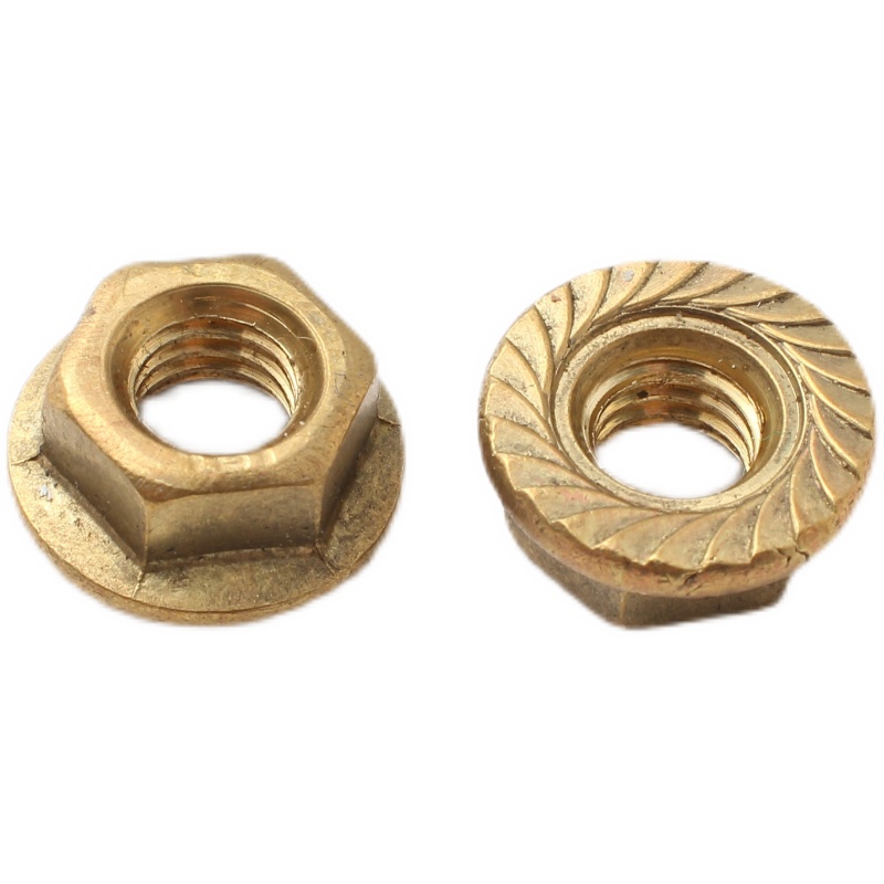 M2-M30 Plain 304 Stainless Steel Nylon Lock Nut DIN6923 for Heavy Load Applications