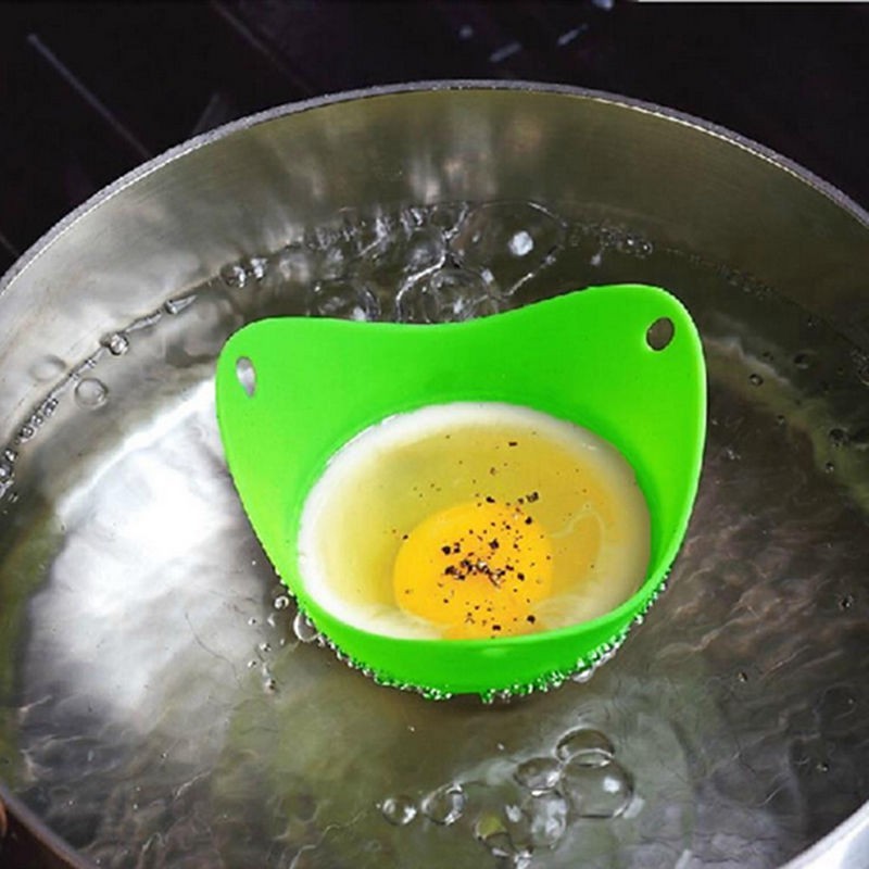 Factory Wholesale Microwave Non-toxic Silicone Egg Boiled Baking Tool Table Dinner Holder Boiler Silicone Egg Cooker