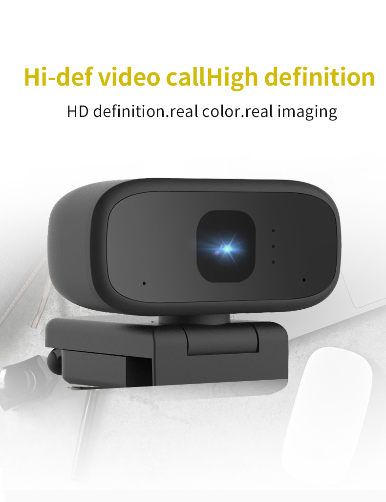 Manual Focus HD 720p 14MP Mini USB Webcam 360 Degree Wide Angle