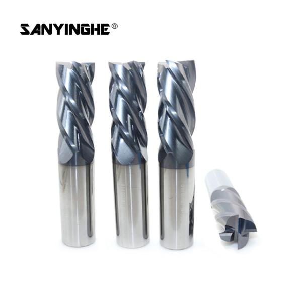 HRC45-50 Solid Carbide End Mills Tungsten Square Cnc Solid Carbide Milling
