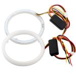 White Yellow Color RGB Angel Eye Ring HID LED Motorcycle Light