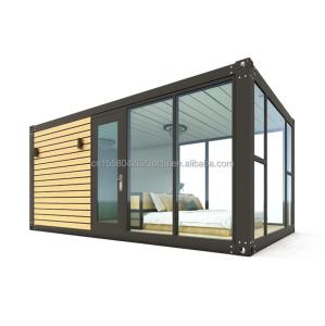 Wholesale Customized Color Modern Luxury Tiny 20ft 40ft Prefab Wooden House Mobile Light Steel Container Prefabricated Home Apartment for Outdoor from china suppliers
