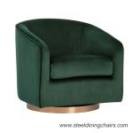 Velvet Upholtetered Contracted 1 Seater Sofa