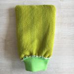 House keeping washing absorb mitt 100% polyester microfiber mitt gloves