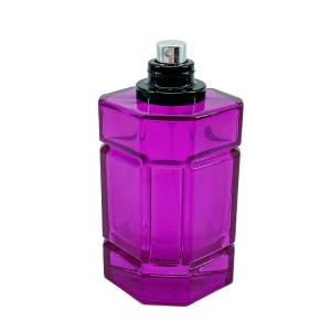 Wholesale Luxury High End 100ml Pink Frosted Glass Perfume Spray Bottle Refillable from china suppliers