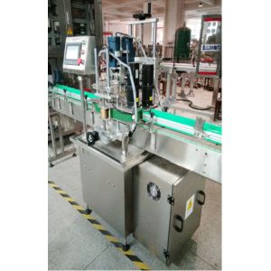 PLC Controlled Linear Multi Function Bottle Semi Automatic Capper