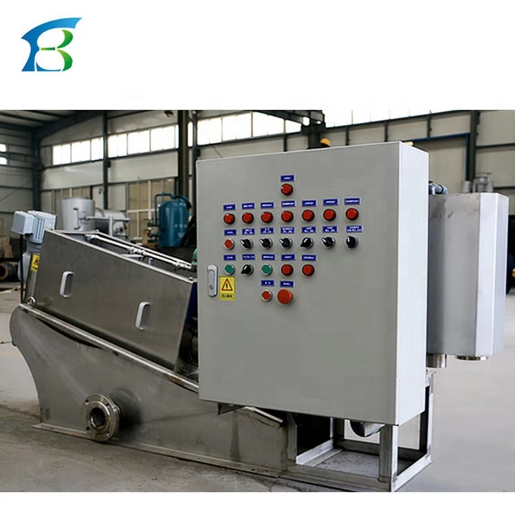 Customized Voltage 220V 380V Portable Sludge Dewatering Machine For Textile Industry