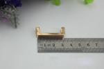 Metal fitting bag hardware 25 mm inner size gunmetal color zinc alloy arch