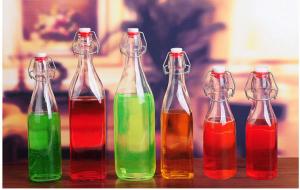 Wholesale 250-1000 ml glass bottles sealed bottle with clip Bottle glasswares from china suppliers