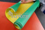 Ventilation Duct Welding PU Coated Fiberglass Fabric Heat Insulation Flame