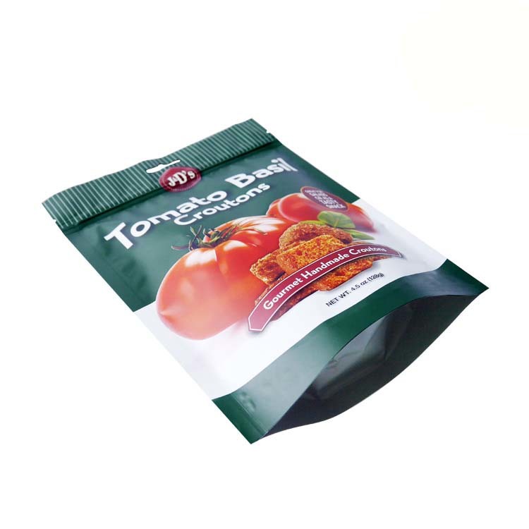 Food Grade 250g Stand Up Aluminum Foil Bag Biodegradable With Zipper