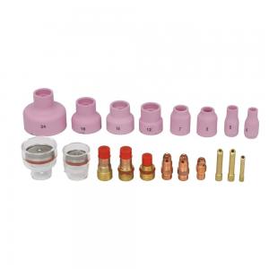 China Gas lens wedge collect Glass Cup and Ceramic Tig Welding Nozzle set ideal for welding on sale