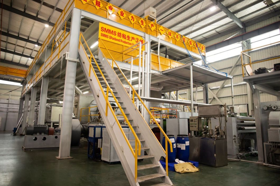 2400mm SMMS Wholesale Spunbond Meltblown Nonwoven and Surgical Mask Machine Production Line for Disposable Sanitary Materials Medical Products/Operating Gowns