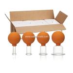 4Pcs Rubber Cupping Vacuum Chinese Cupping Therapy Cellulite Therapy Massage