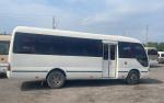 Good Condition 30 Seats Used Toyota Coaster Bus with G.V.W 5900kg and EURO 3