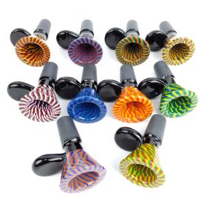 Wholesale Lightweight Glass Bongs Accessories Glass Pipe Bowls Mix Colors Round Mouth from china suppliers