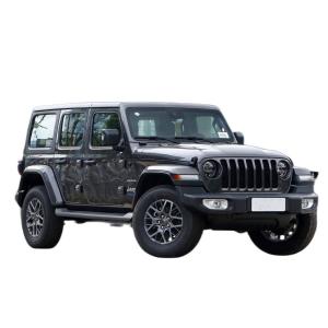 Wholesale Jeep WranglerLong range new electric vehicle 5 door 5 seat SUV 2022 2.0T 4xe Sahara fluorescent yellow edition used car from china suppliers