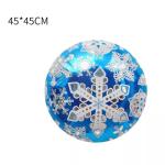 Wholesal Christmas window decoration balloon snowflake aluminum foil balloon for