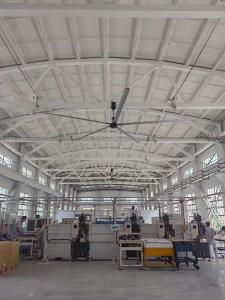 Wholesale 1.5KW Industrial HVLS Fans With Cutting Edge Technology Deformation Resistance from china suppliers