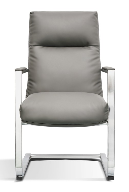 High Back Leather Office Swivel Chairs Eider Cotton Padding Adjustable Swivel