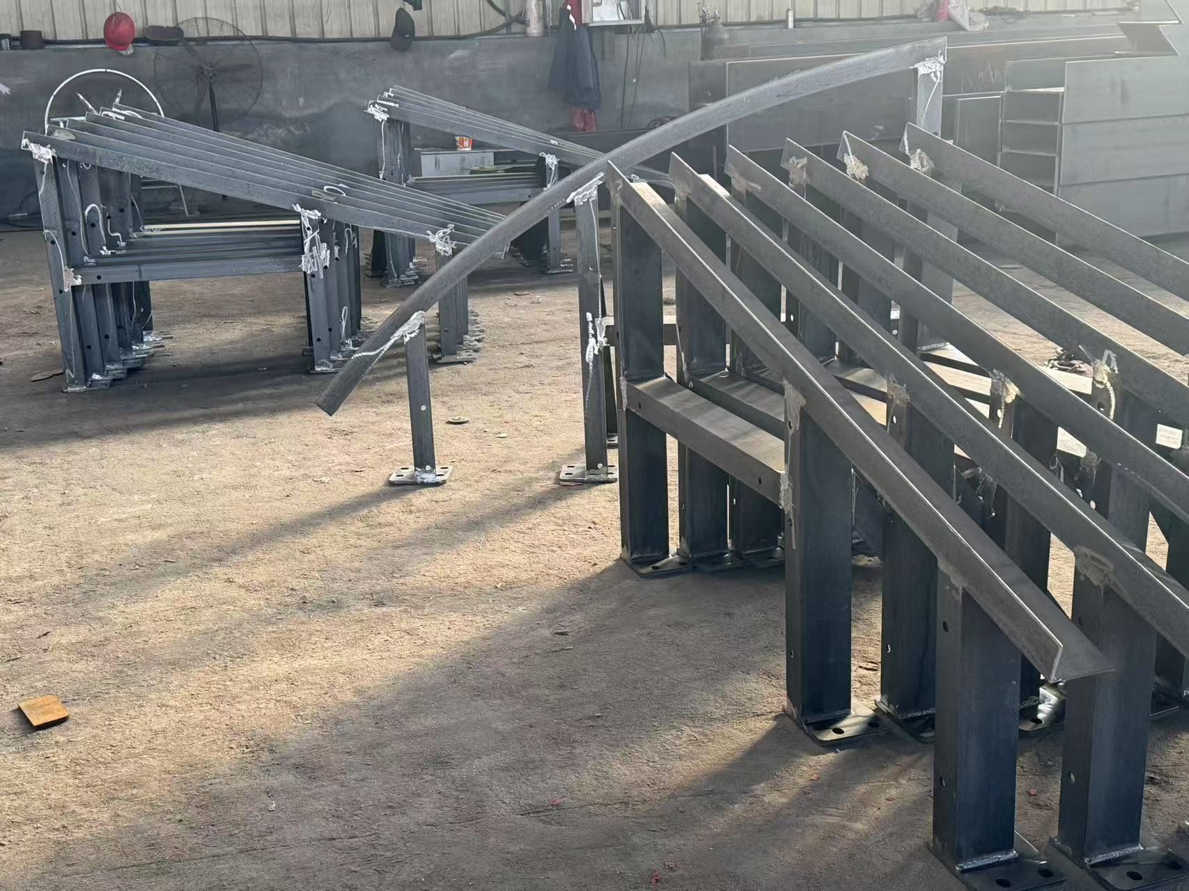Customized Anti Corrosion Steel Support Frame For Wind Tower Electrical Equipment Bottom