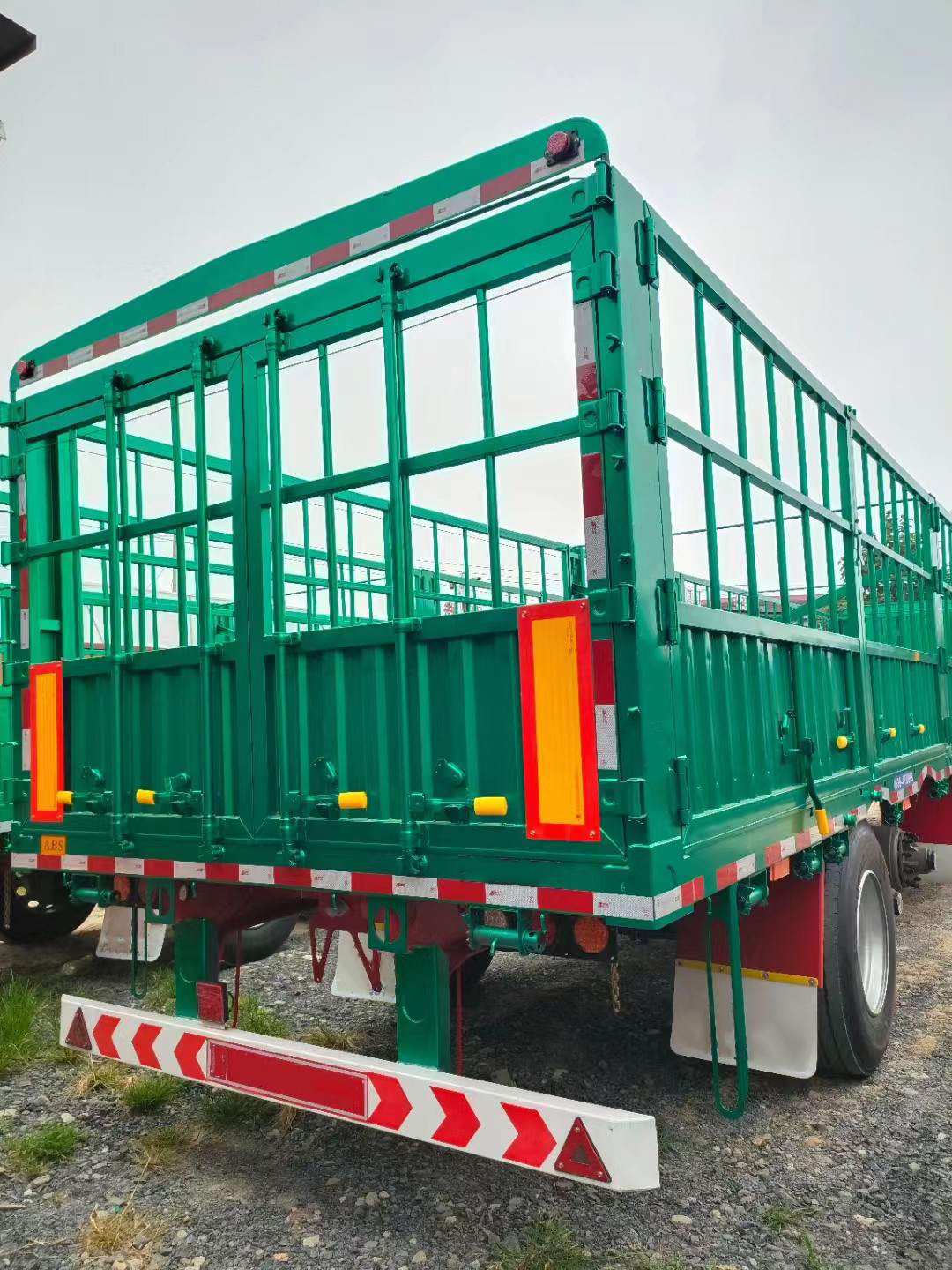 10 foot 3 Axle Fence Cargo Trailers Bulk Stake Cargo Trailers For Sale