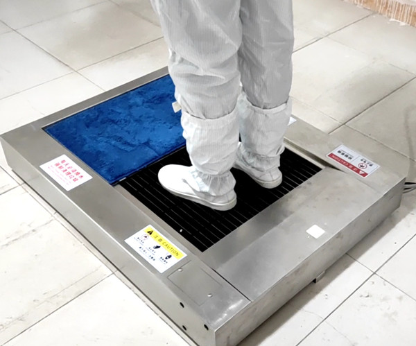 Immersion / Soak Type Sole Cleaning Machine Inside Air Shower NO Handrail