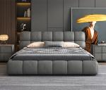 Italian Master Modern Bedroom Furniture Cloth Double Bed 1.8*2m