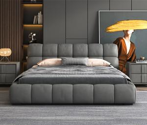 Wholesale Italian Master Modern Bedroom Furniture Cloth Double Bed 1.8*2m from china suppliers